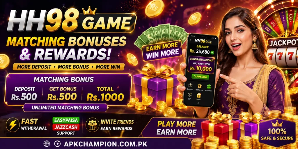 HH98 Game REWARD AND bonuses.