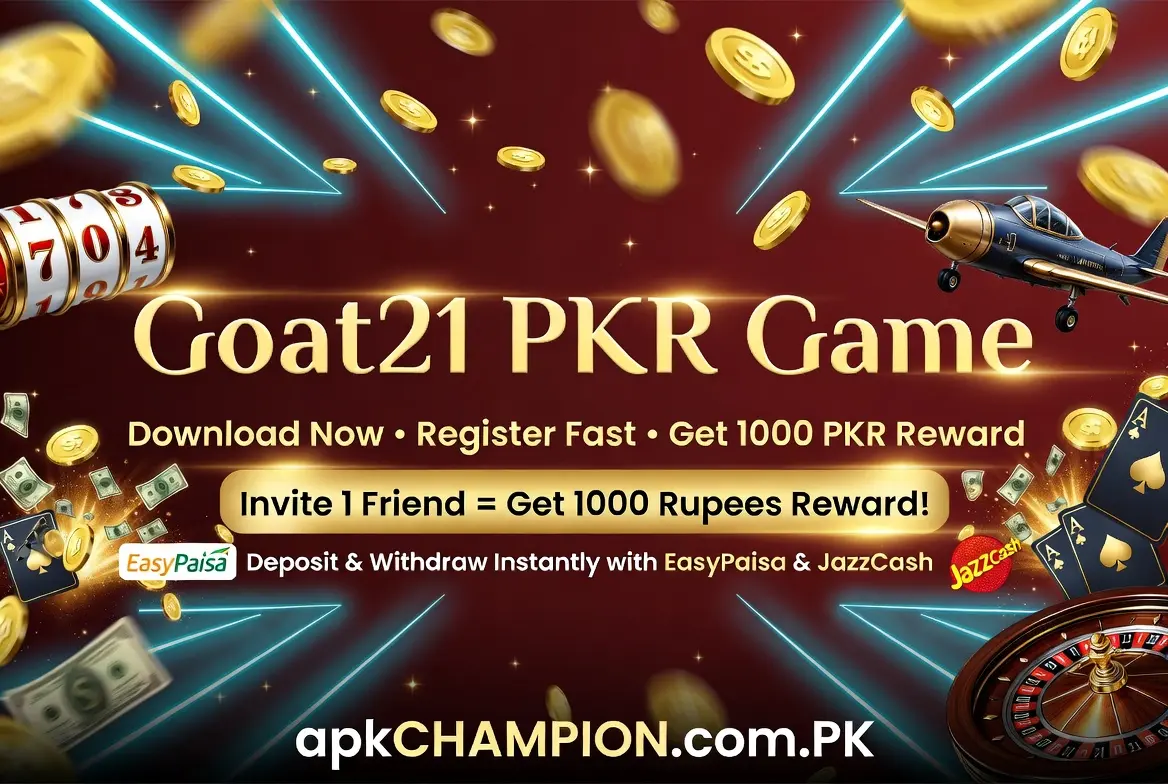 Goat21 PKR Game wallet with Easy Paisa deposit"
