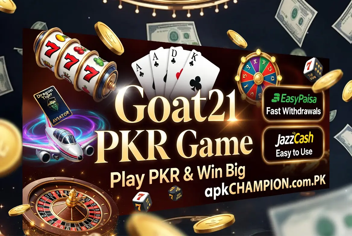 Goat21 PKR Game download screen on Android phone"
